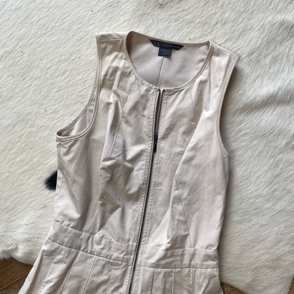 Armani Exchange Zip Front pleated skirt Dress - Picture 4 of 11